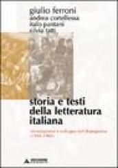 Storia e testi della letteratura italiana. 8: La nuova Italia (1861-1910)