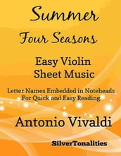 Summer the Four Seasons Easy Violin Sheet Music