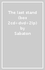 The last stand (box 2cd+dvd+2lp)