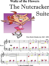 Waltz of the Flowers Nutcracker Suite Easy Elementary Piano Sheet Music with Colored Notation