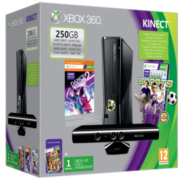 XBOX 360 250GB Kinect Value Bundle