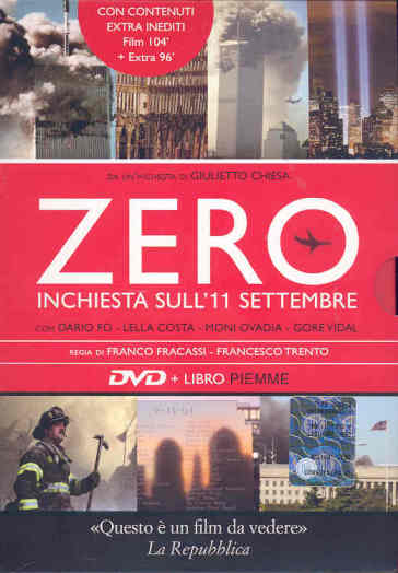Zero. Inchiesta sull'11 settembre. DVD - Giulietto Chiesa  NA
