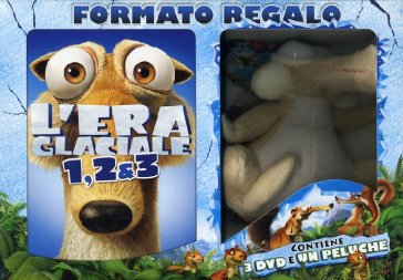 L'era glaciale + L'era glaciale 2 + L'era glaciale 3 (3 DVD)(+peluche Scrat) - Carlos Saldanha