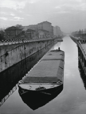 Il naviglio di Porta Ticinese, Milano anni cinquanta